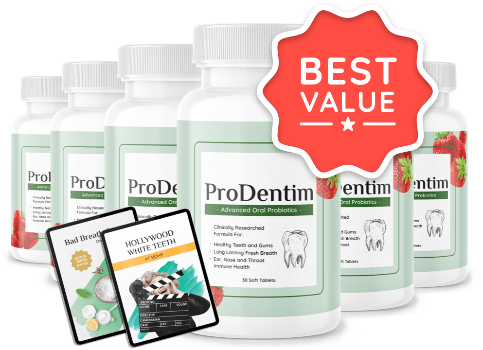 Prodentim 6 X BOTTLES · 180 Day Supply